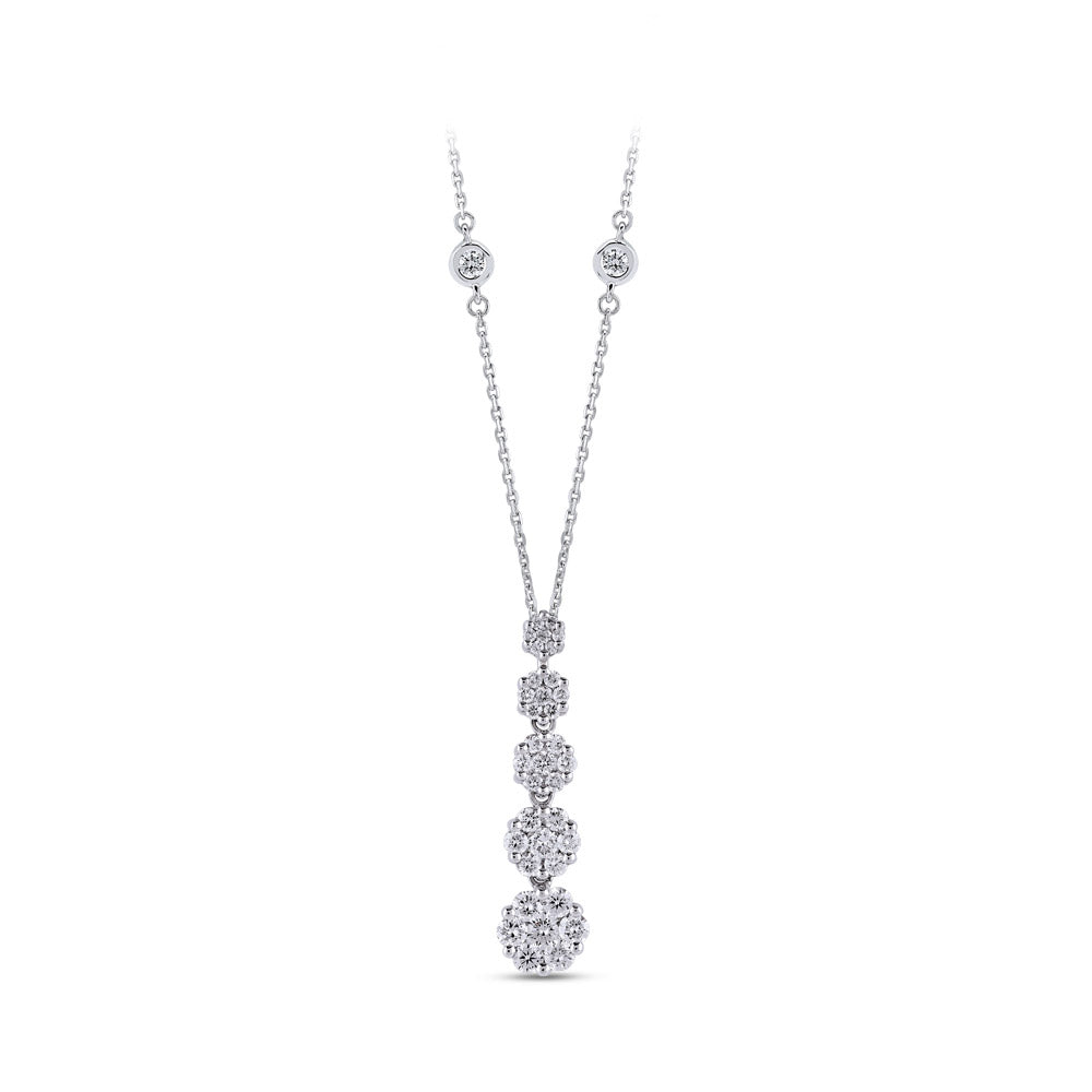 Halo Diamond Necklace