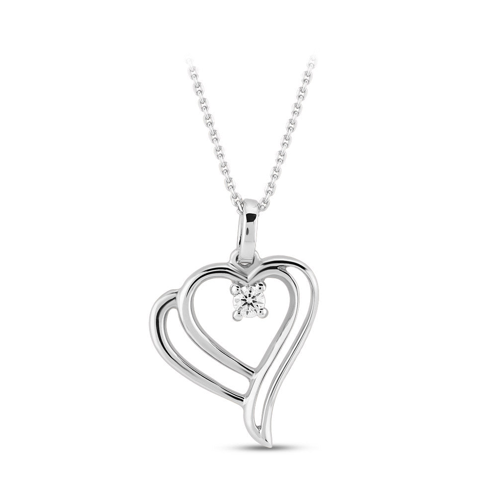 Heart Pendant with Chain