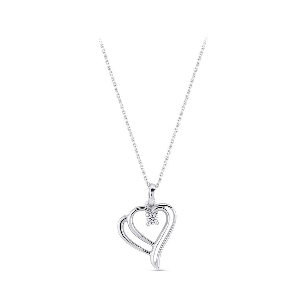 Heart Pendant with Chain
