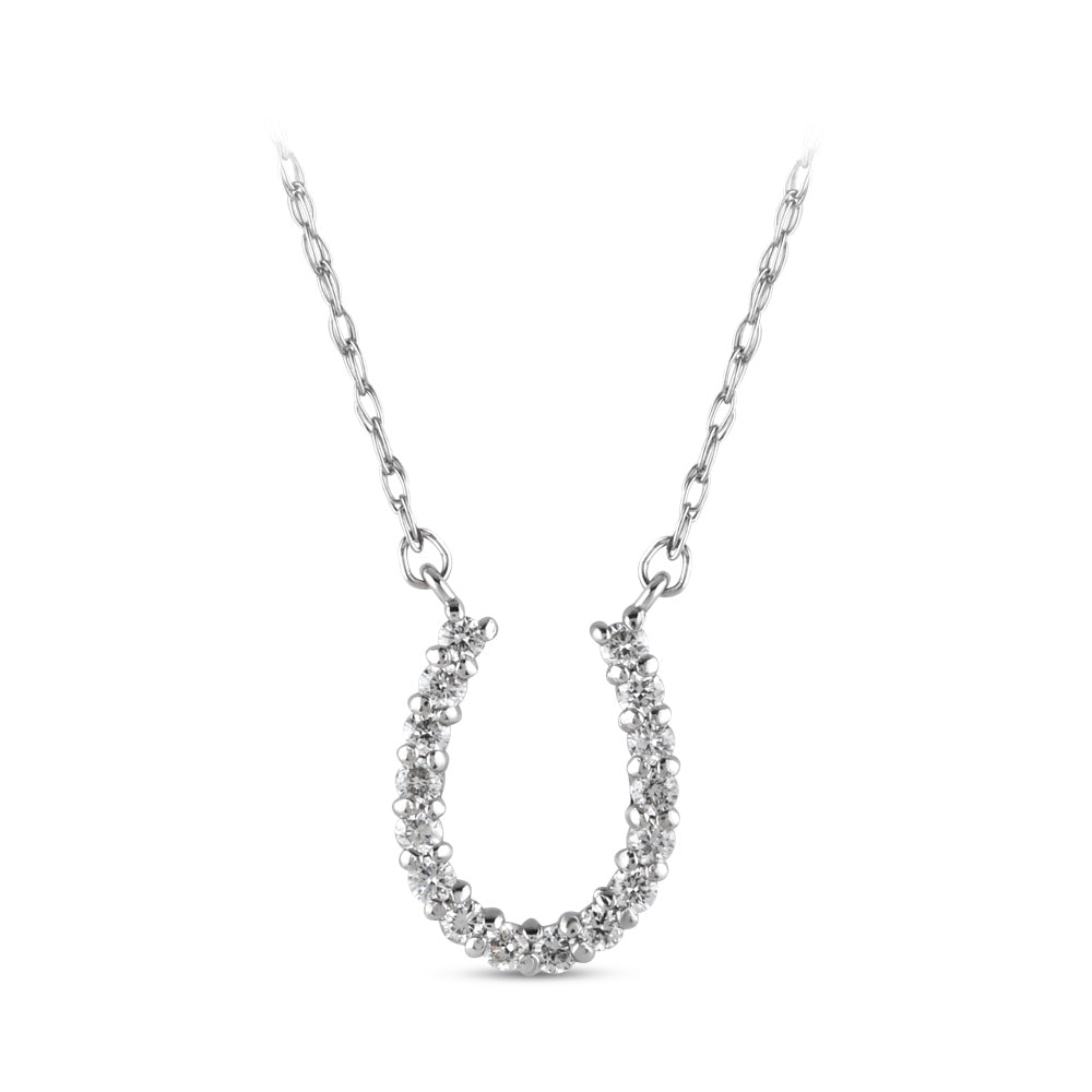 Horseshoe Diamond Necklace