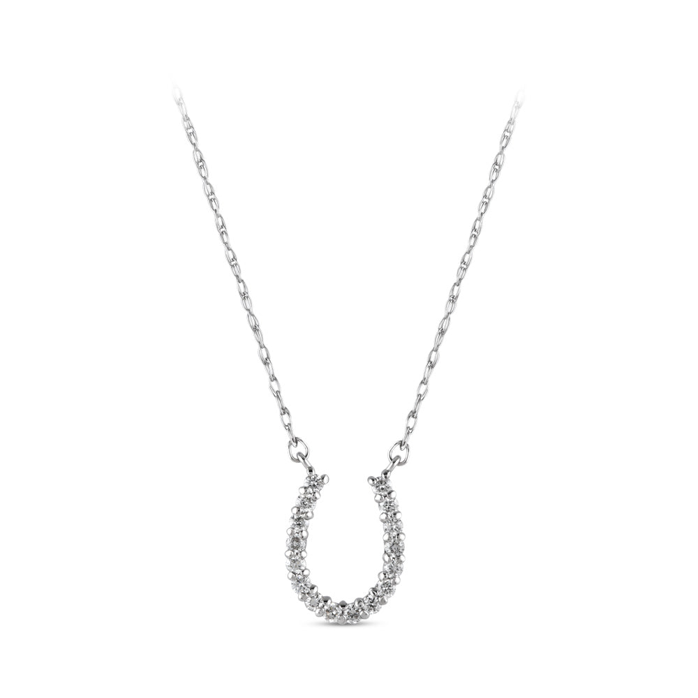 Horseshoe Diamond Necklace