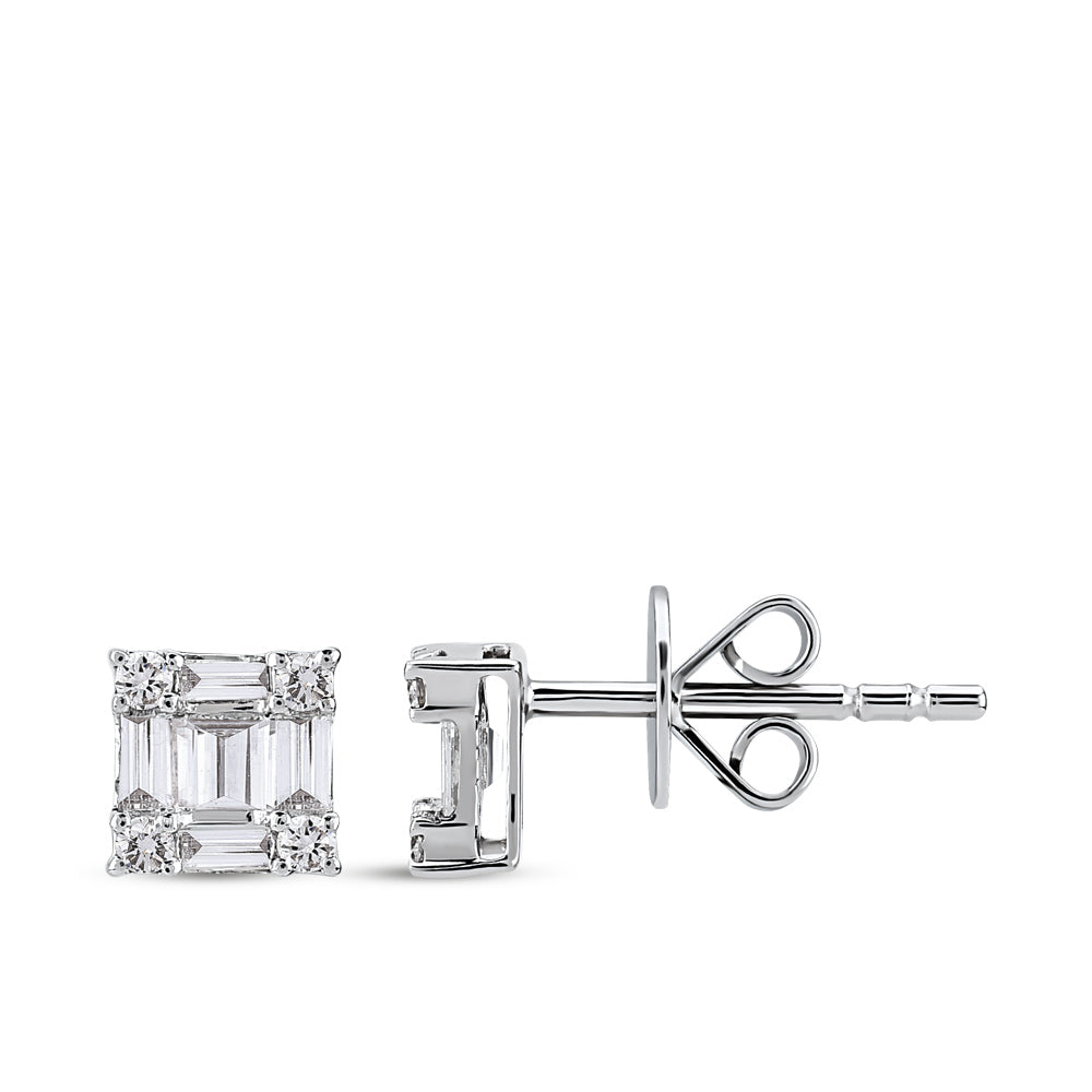Baguette Diamond Earrings