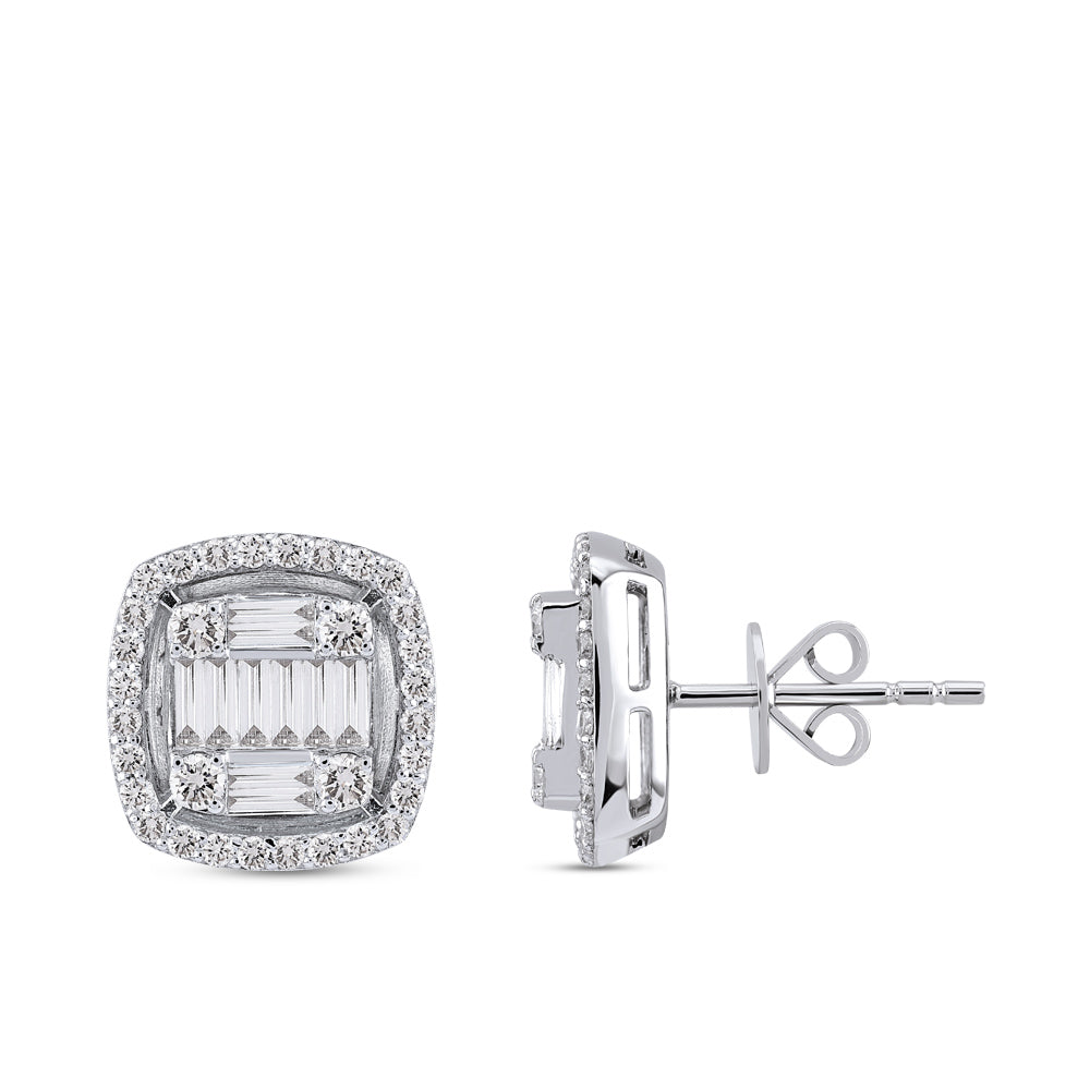 Baguette Diamond Earrings