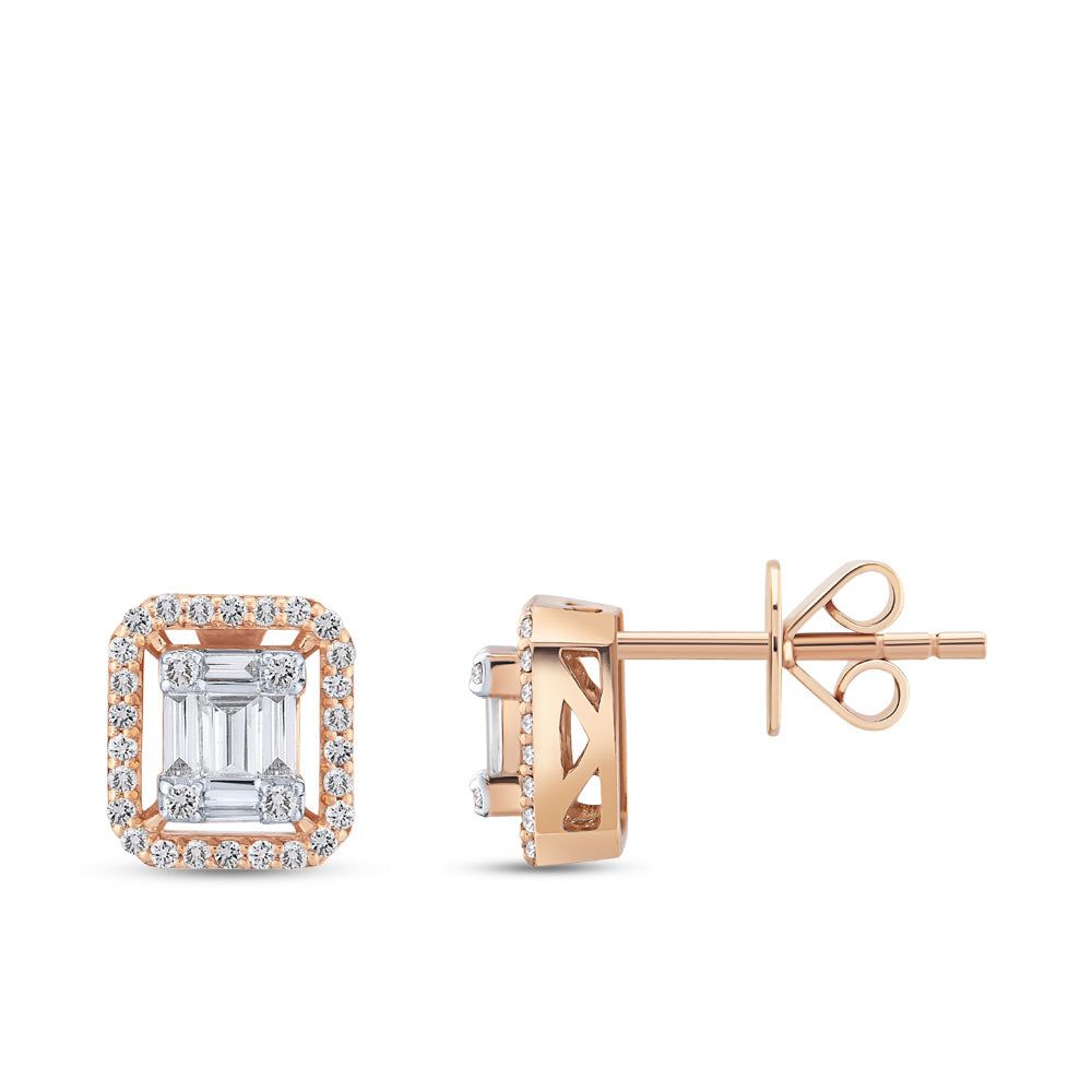 Baguette Diamond Earrings