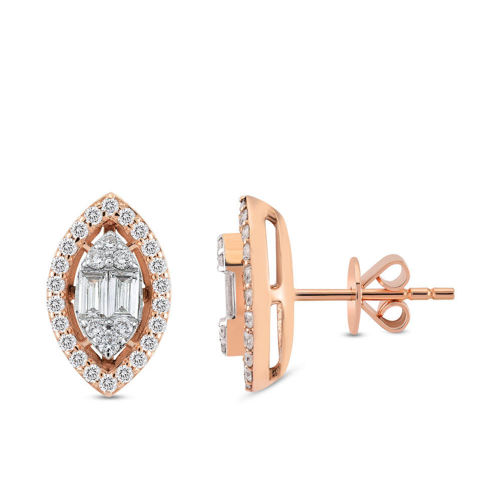 Baguette Diamond Earrings