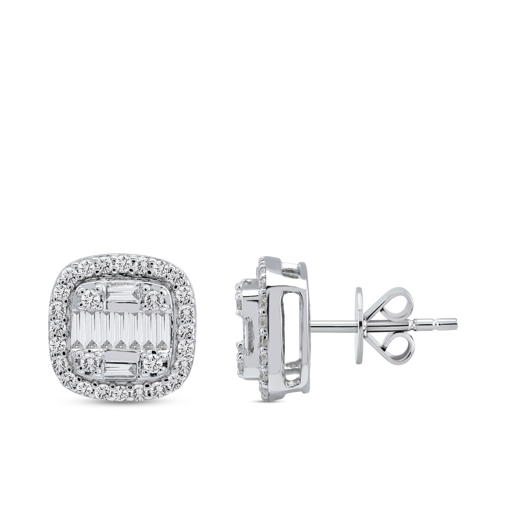 Baguette Diamond Earrings