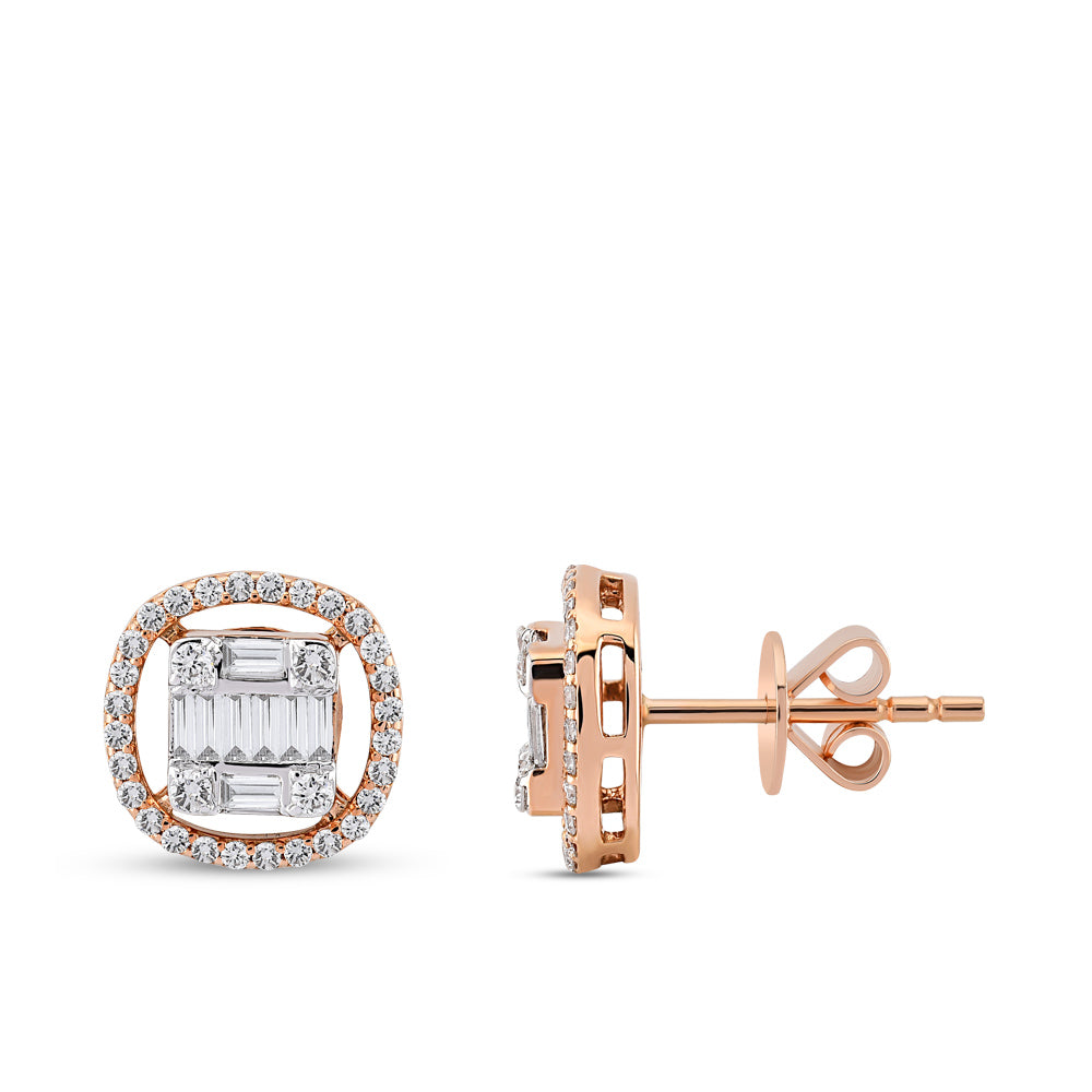 Baguette Diamond Earrings