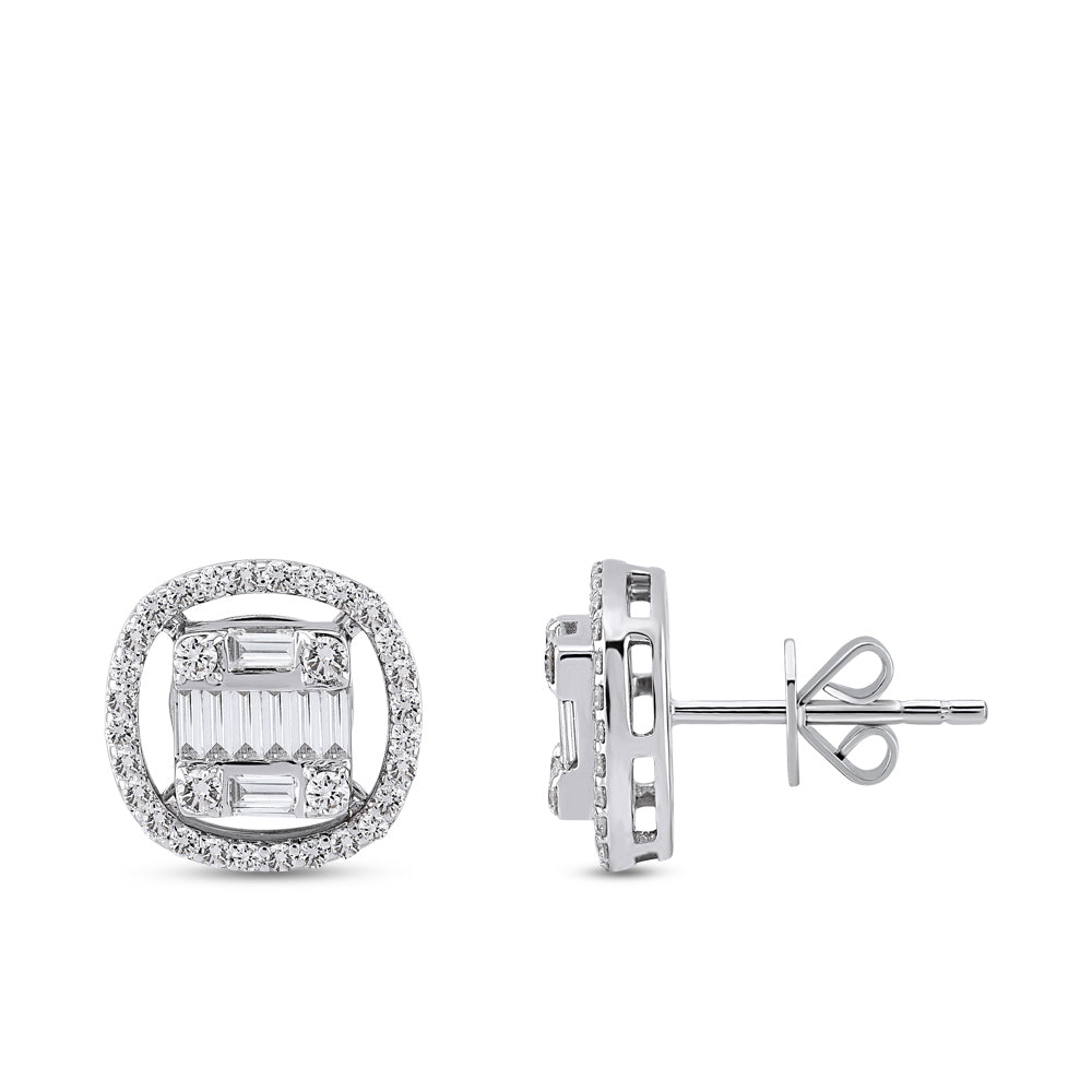 Baguette Diamond Earrings