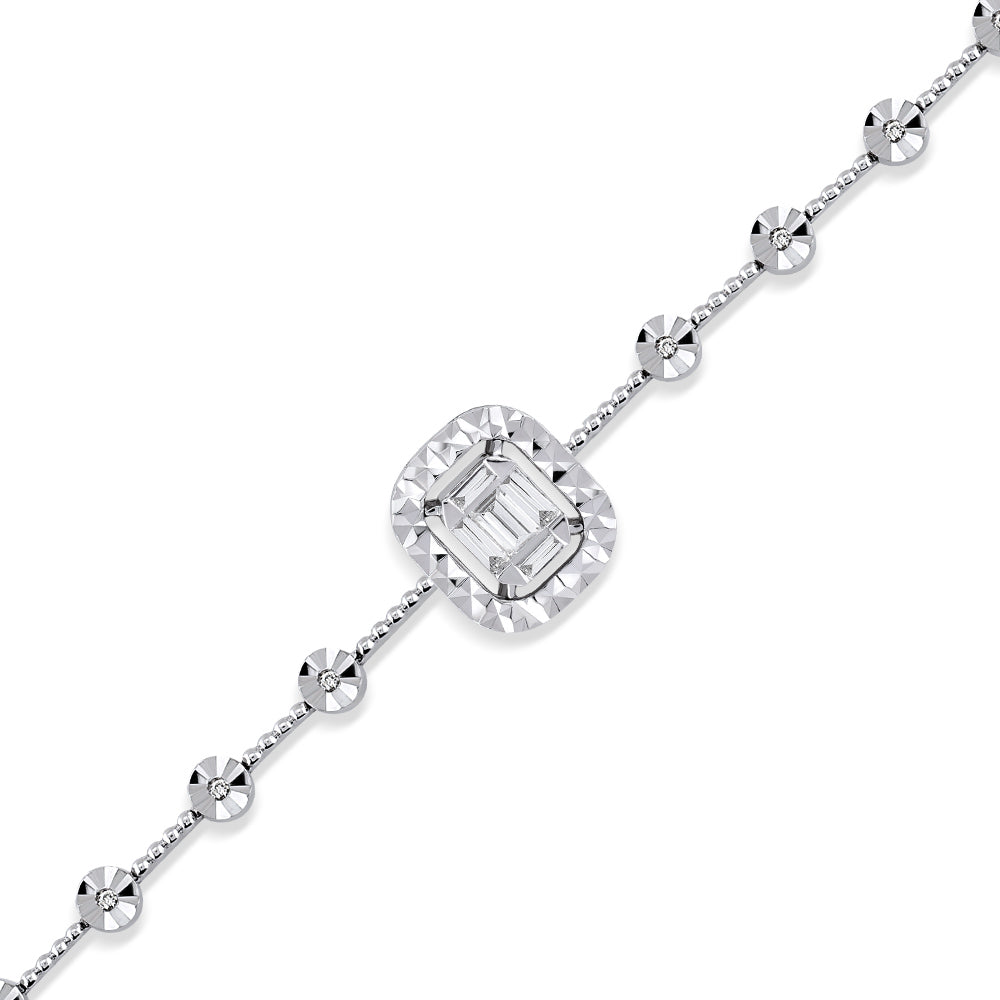 Baguette Diamond Bracelet