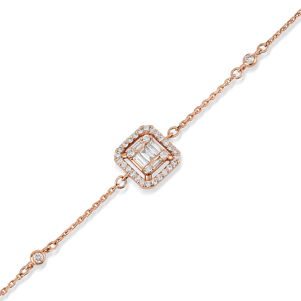 Baguette Diamond Bracelet