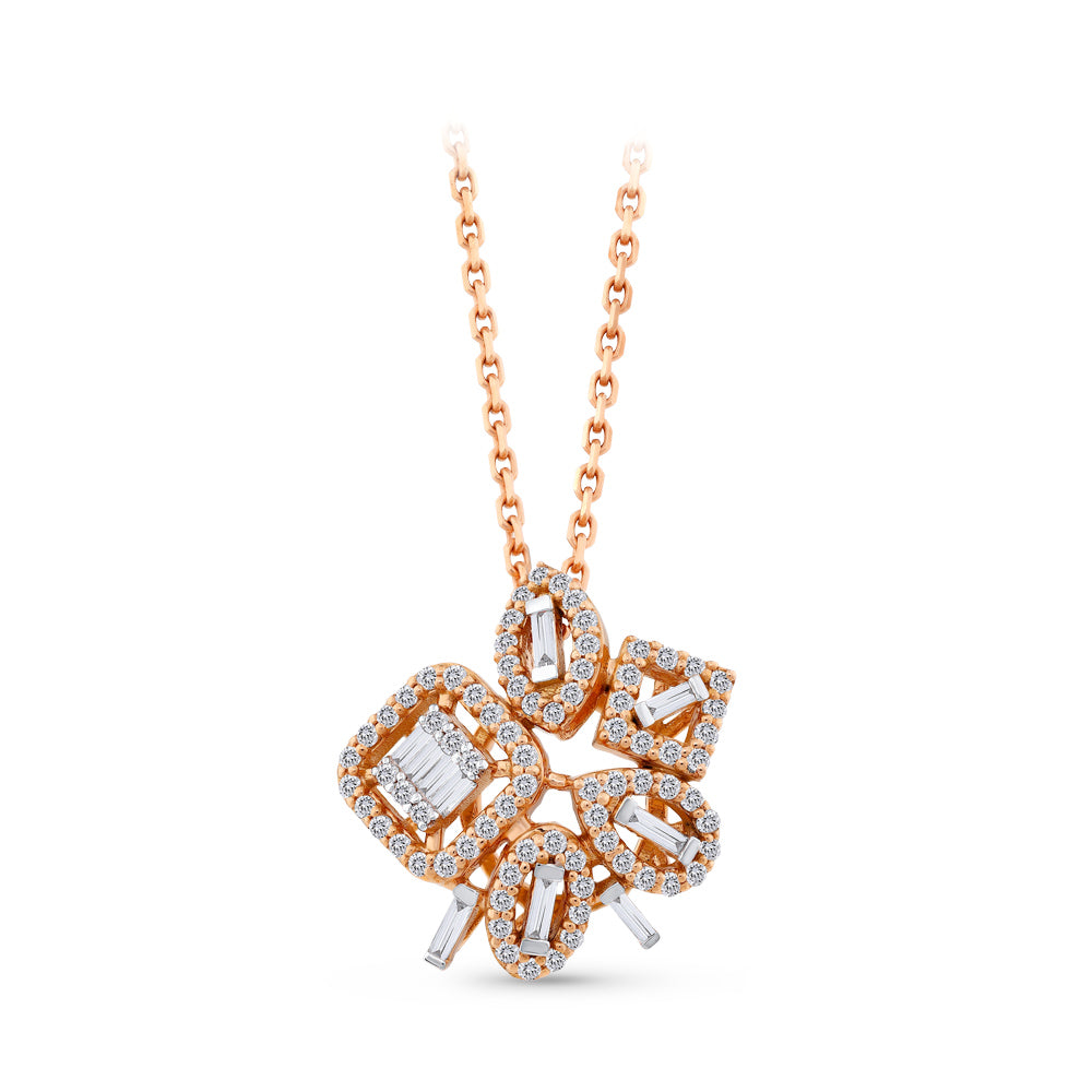 Baguette Diamond Necklace