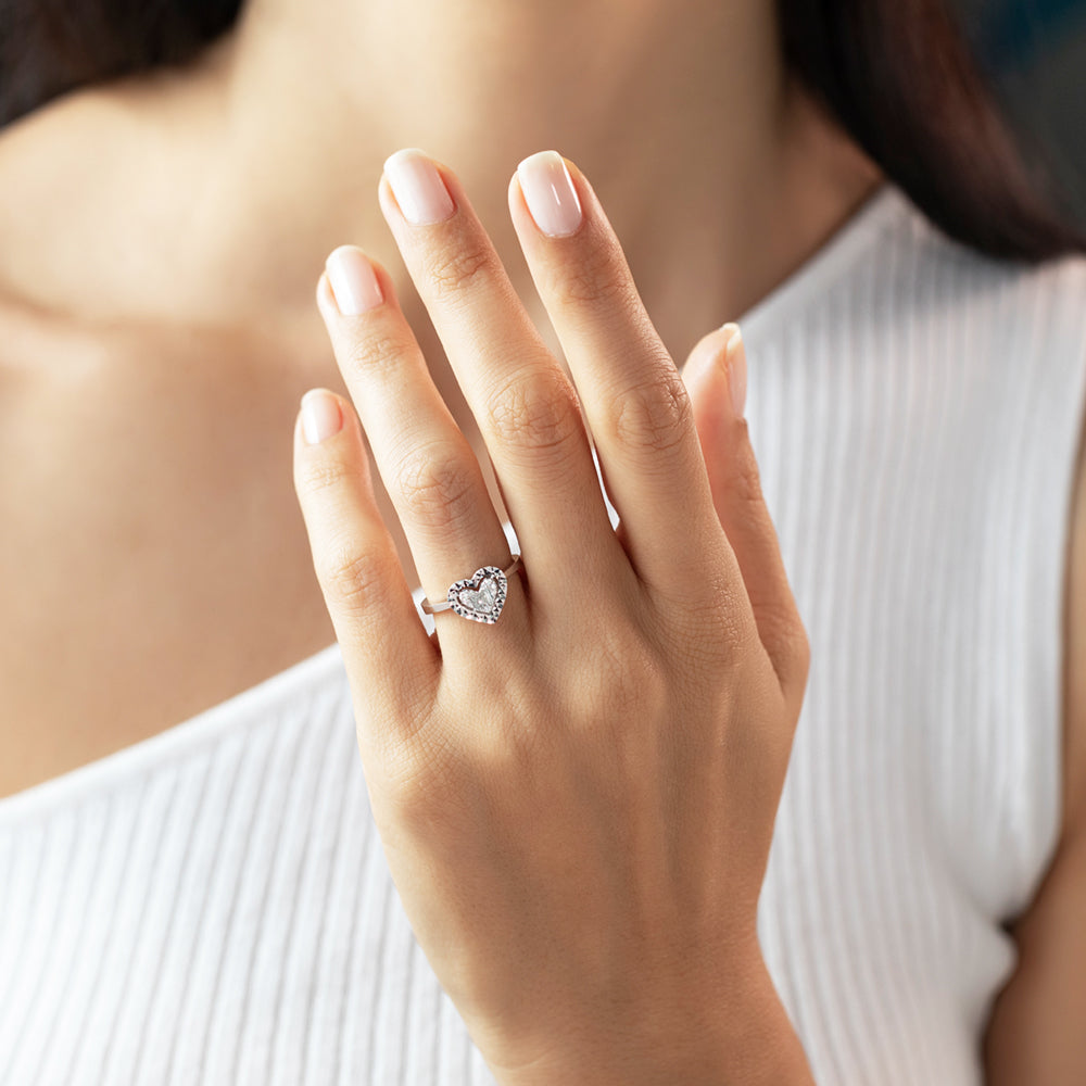 Heart Diamond Ring