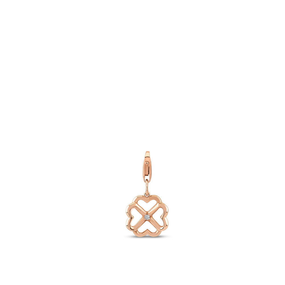 Charme Diamond Cloverleaf Bracelet Pendant