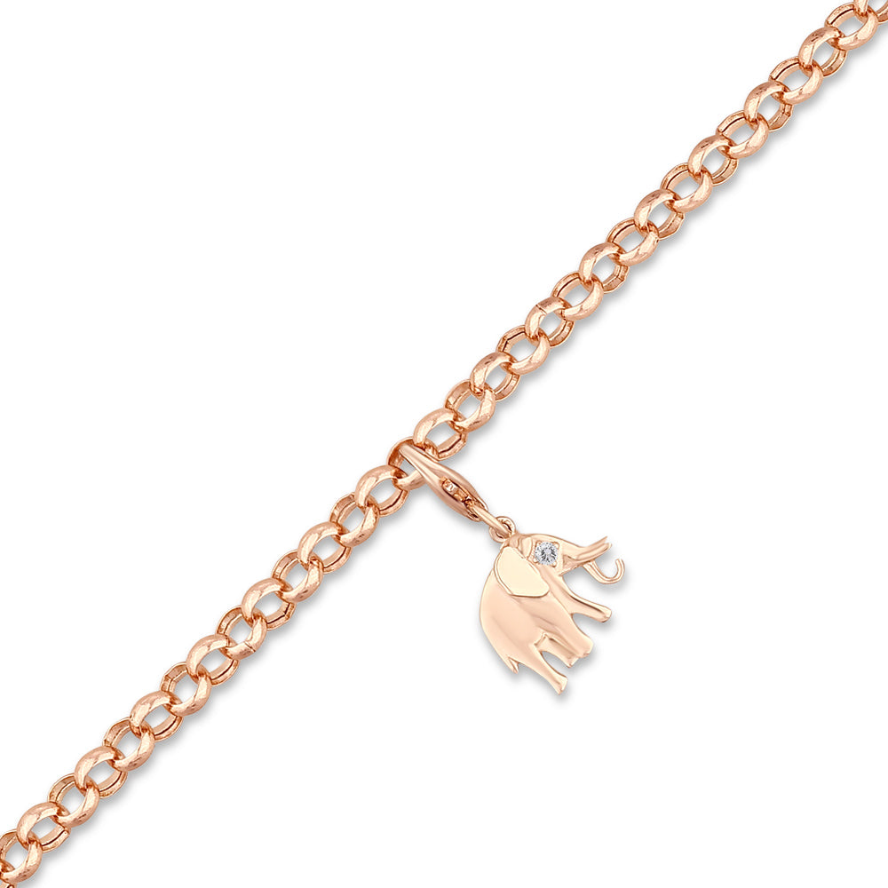 Charme Elephant Diamond Bracelet