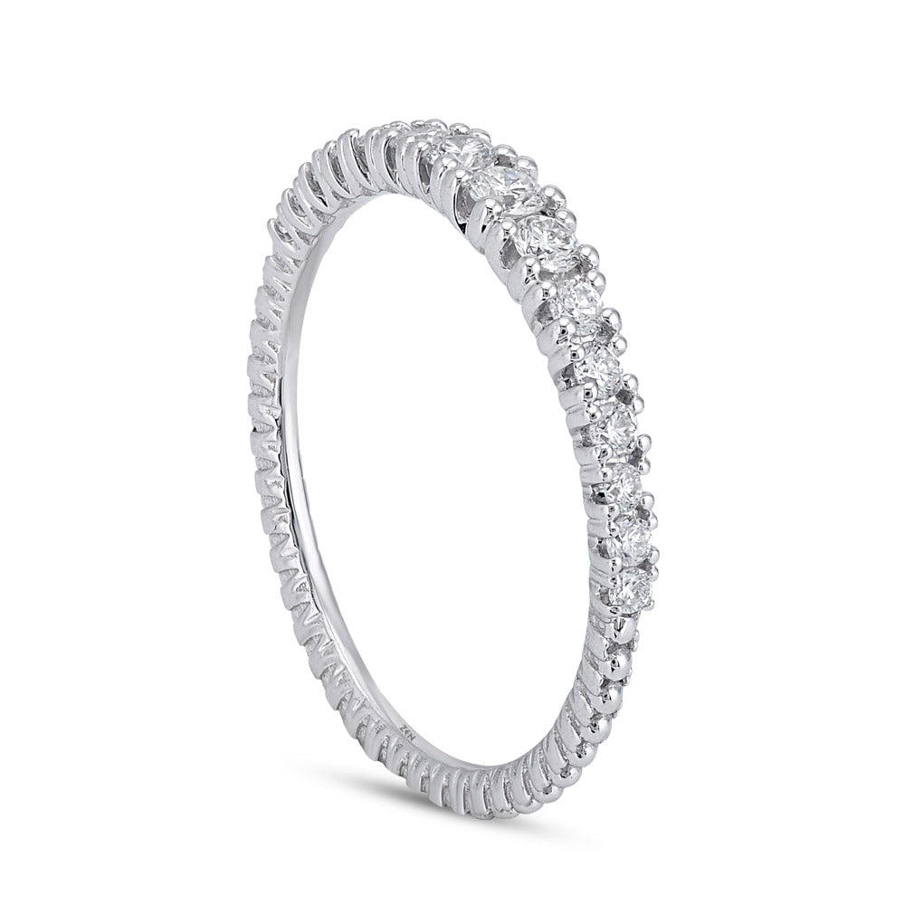 Half Eternity Diamond Ring