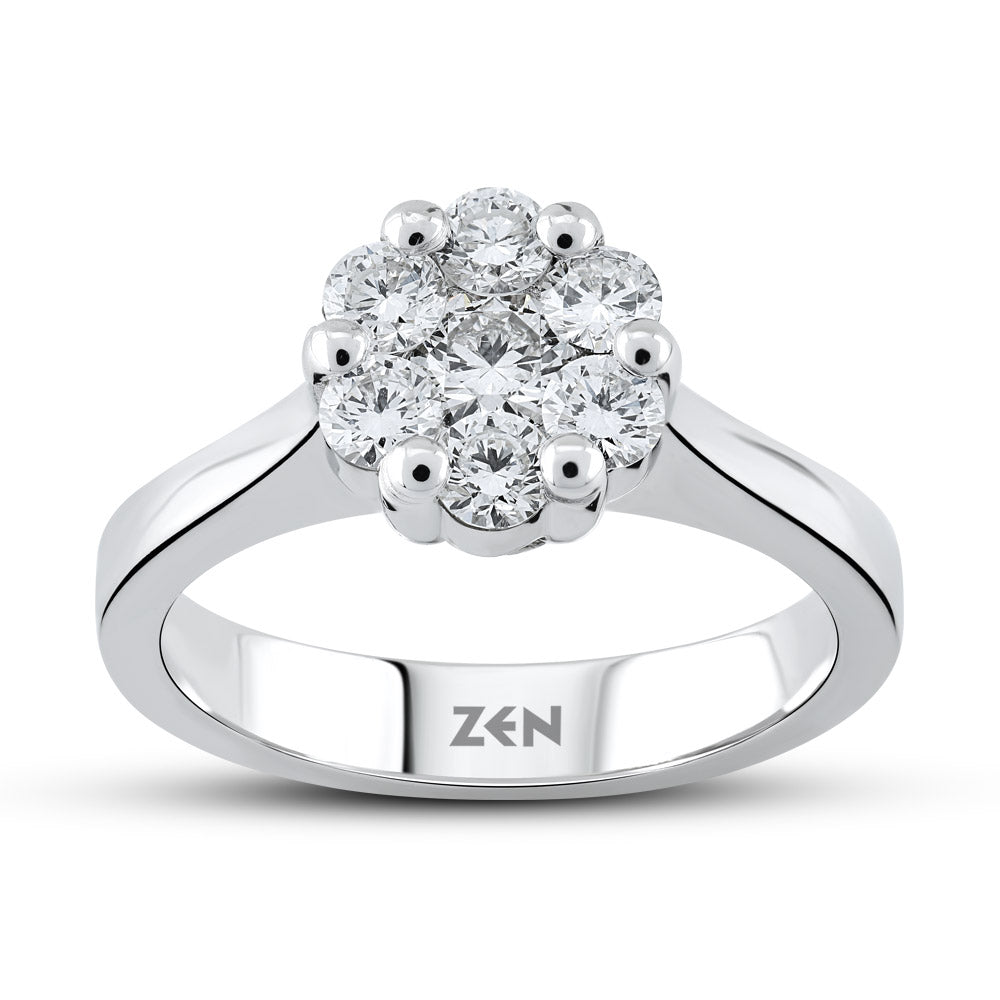 Halo Diamond Ring