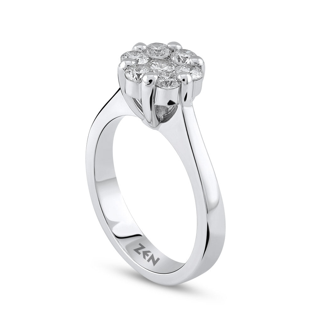Halo Diamond Ring