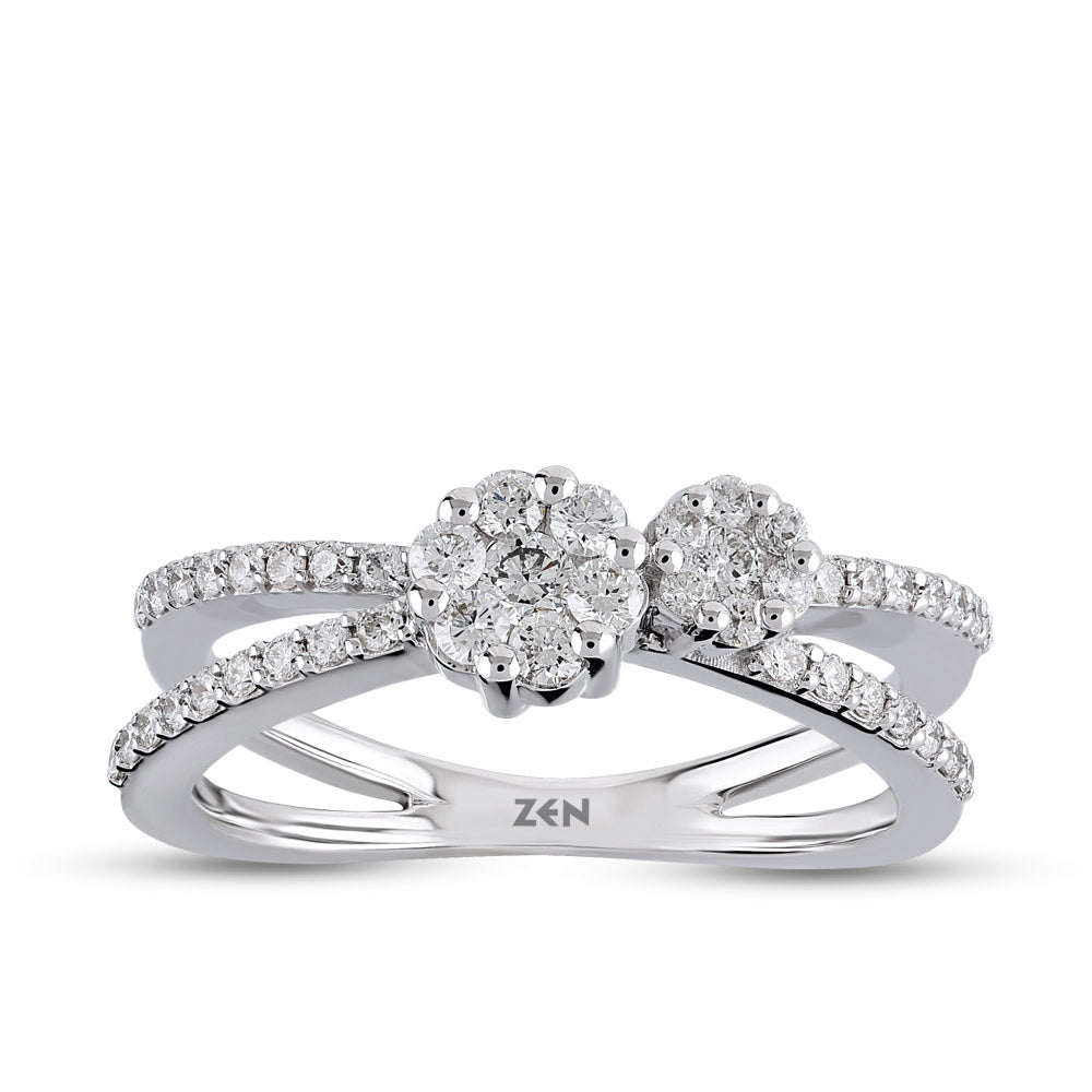 Halo Diamond Ring