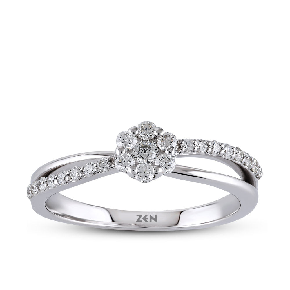Halo Diamond Ring