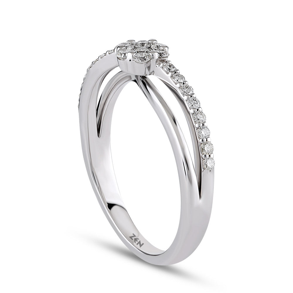 Halo Diamond Ring