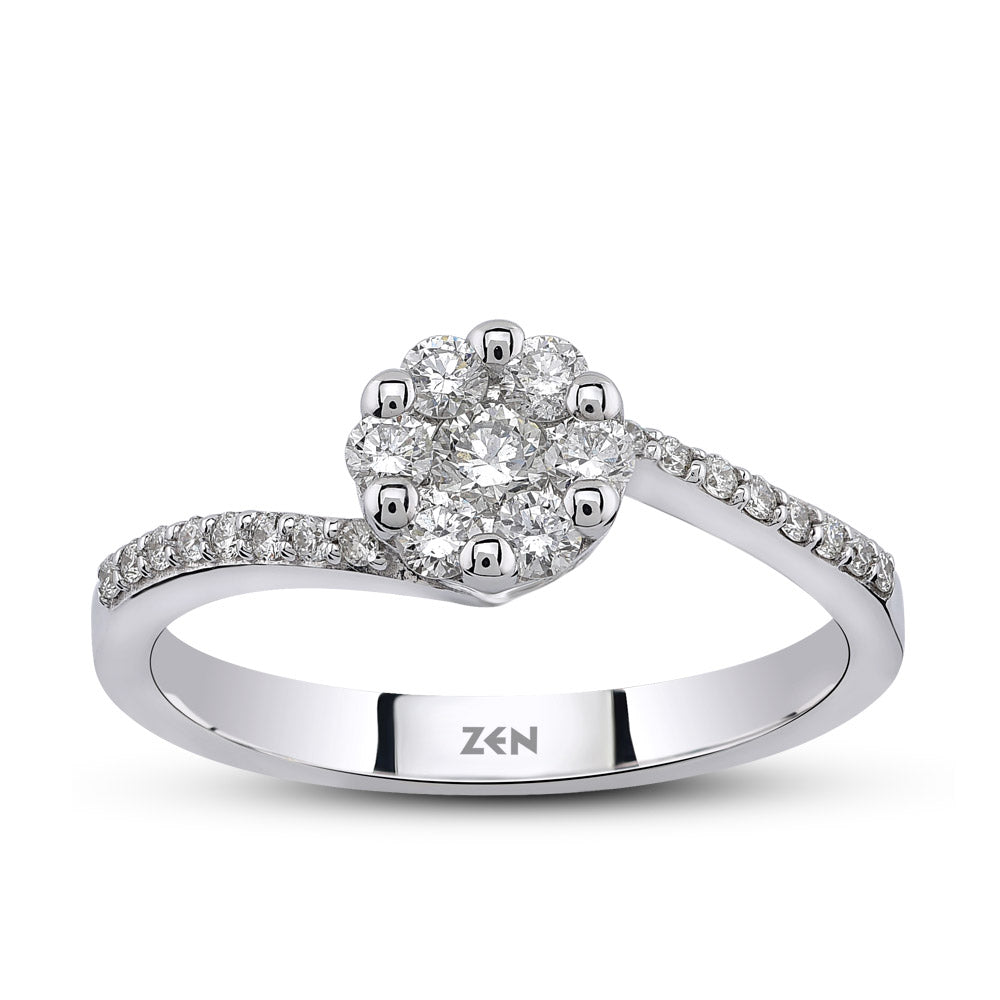 Halo Diamond Ring