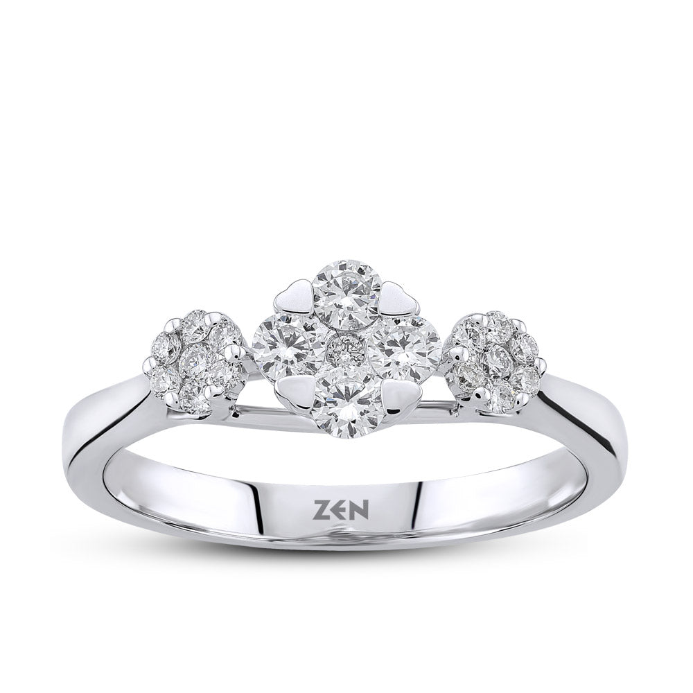 Halo Diamond Ring