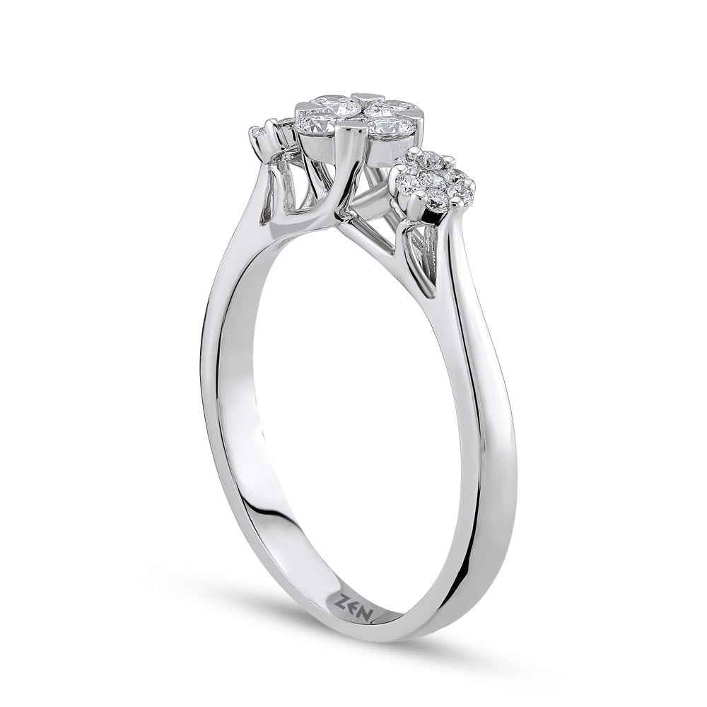 Halo Diamond Ring