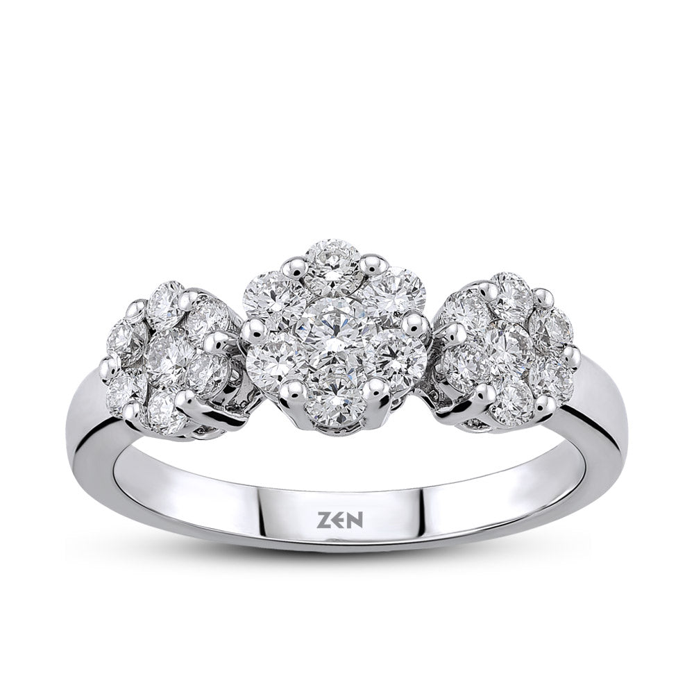 Halo Diamond Ring