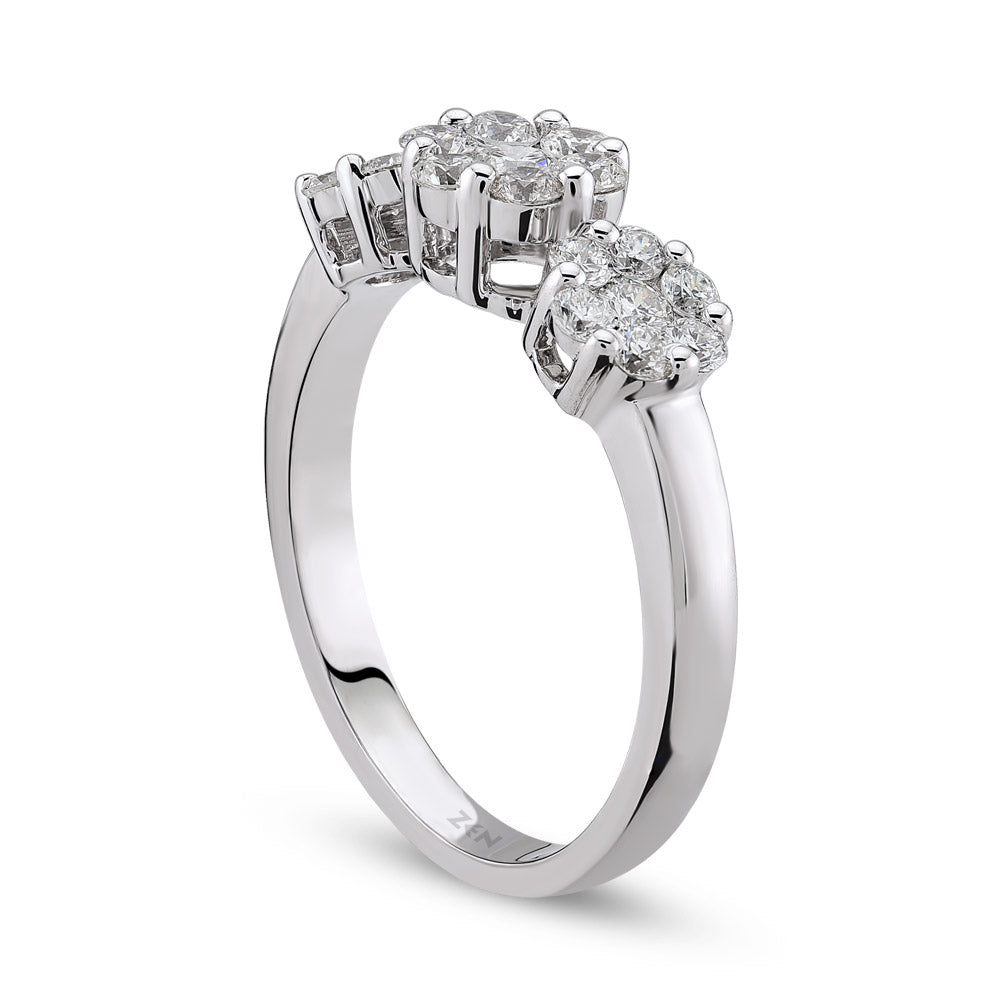 Halo Diamond Ring