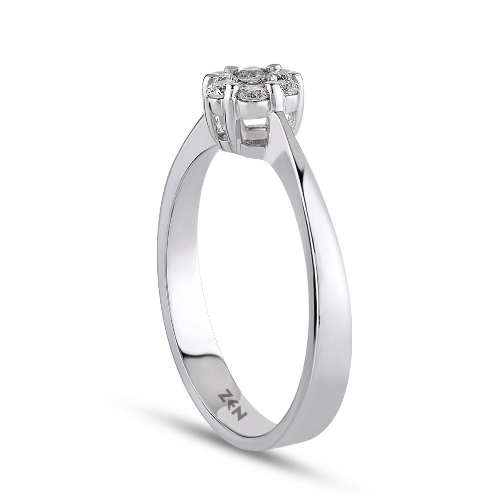Halo Diamond Ring