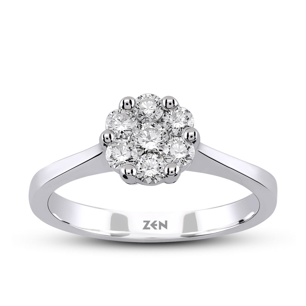 Halo Diamond Ring