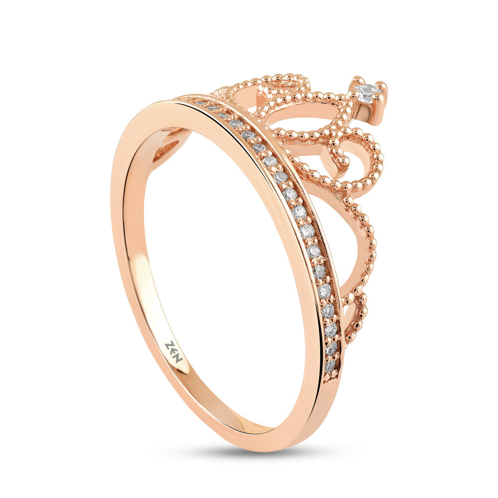 Crown Diamond Ring