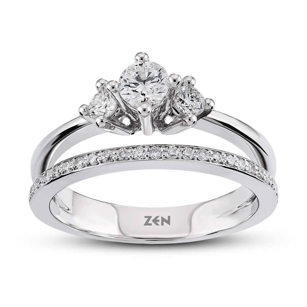 Duet Diamond Ring
