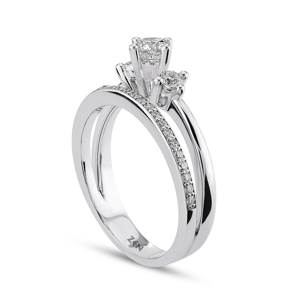 Duet Diamond Ring