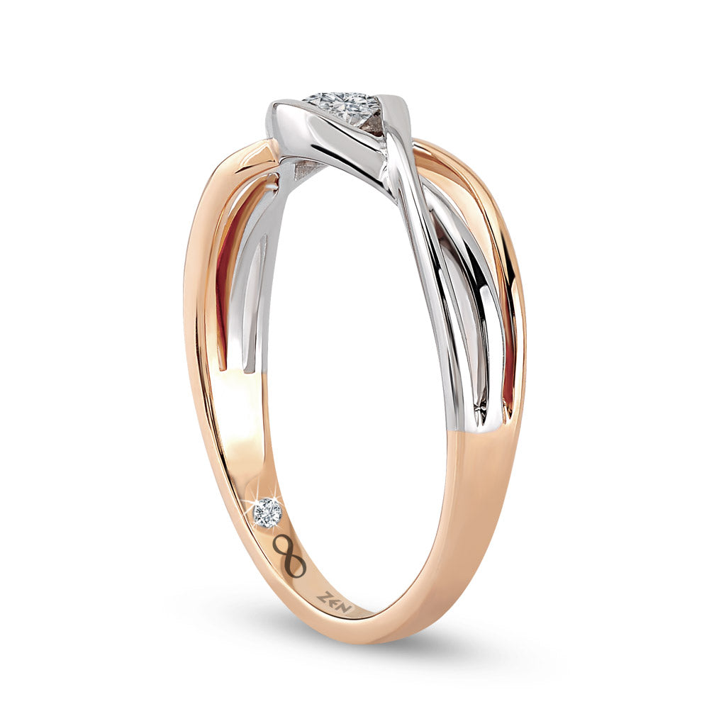 Modern Diamond Engagement Ring