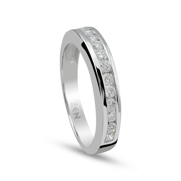 Half Eternity Diamond Ring