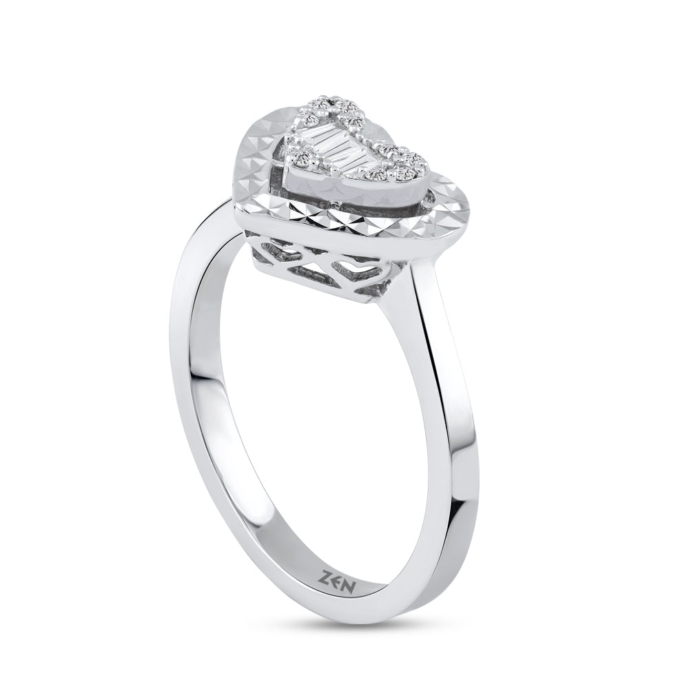 Heart Diamond Ring
