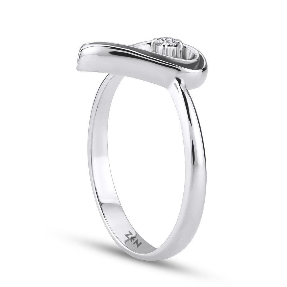 Heart Diamond Ring