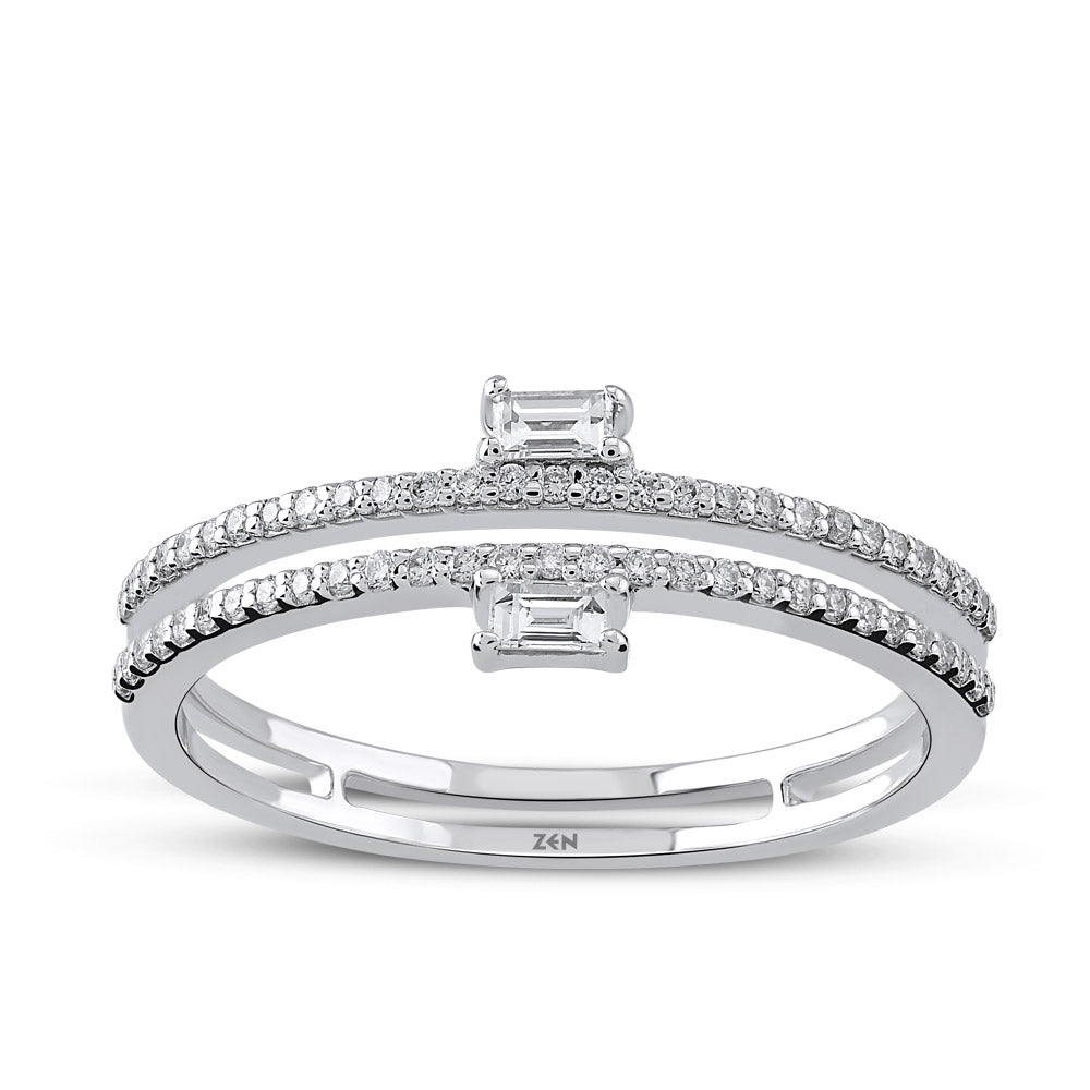 Duet Diamond Ring