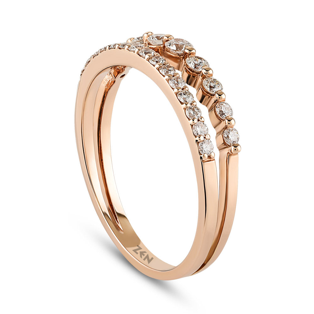 Duet Diamond Ring