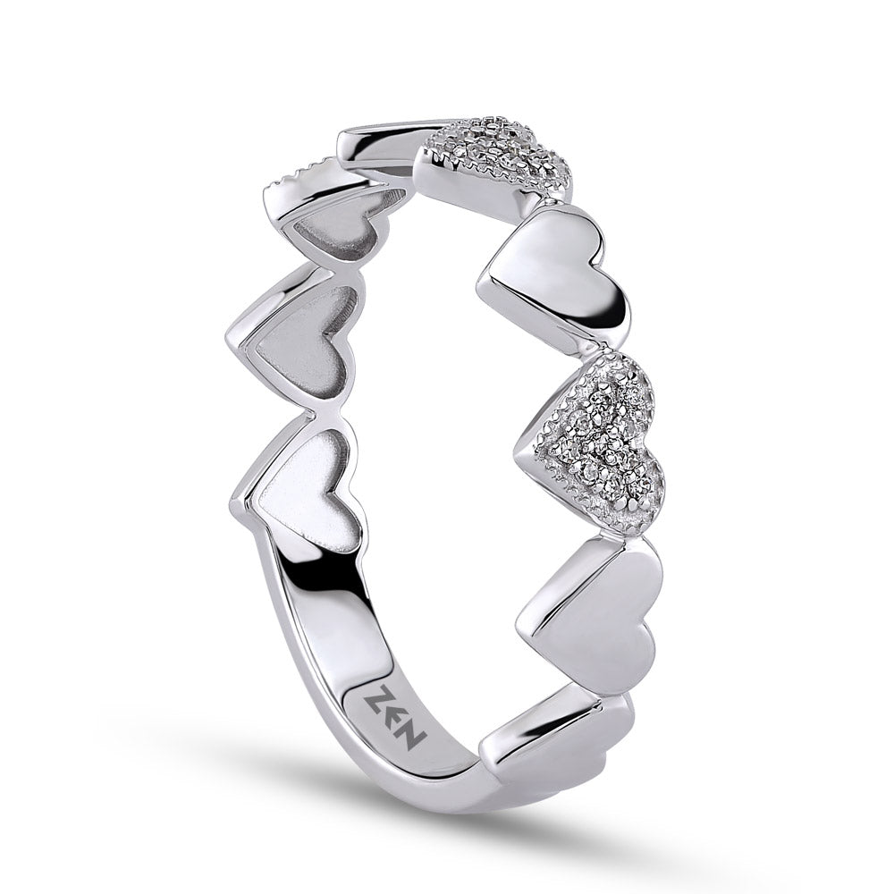 Heart Diamond Ring