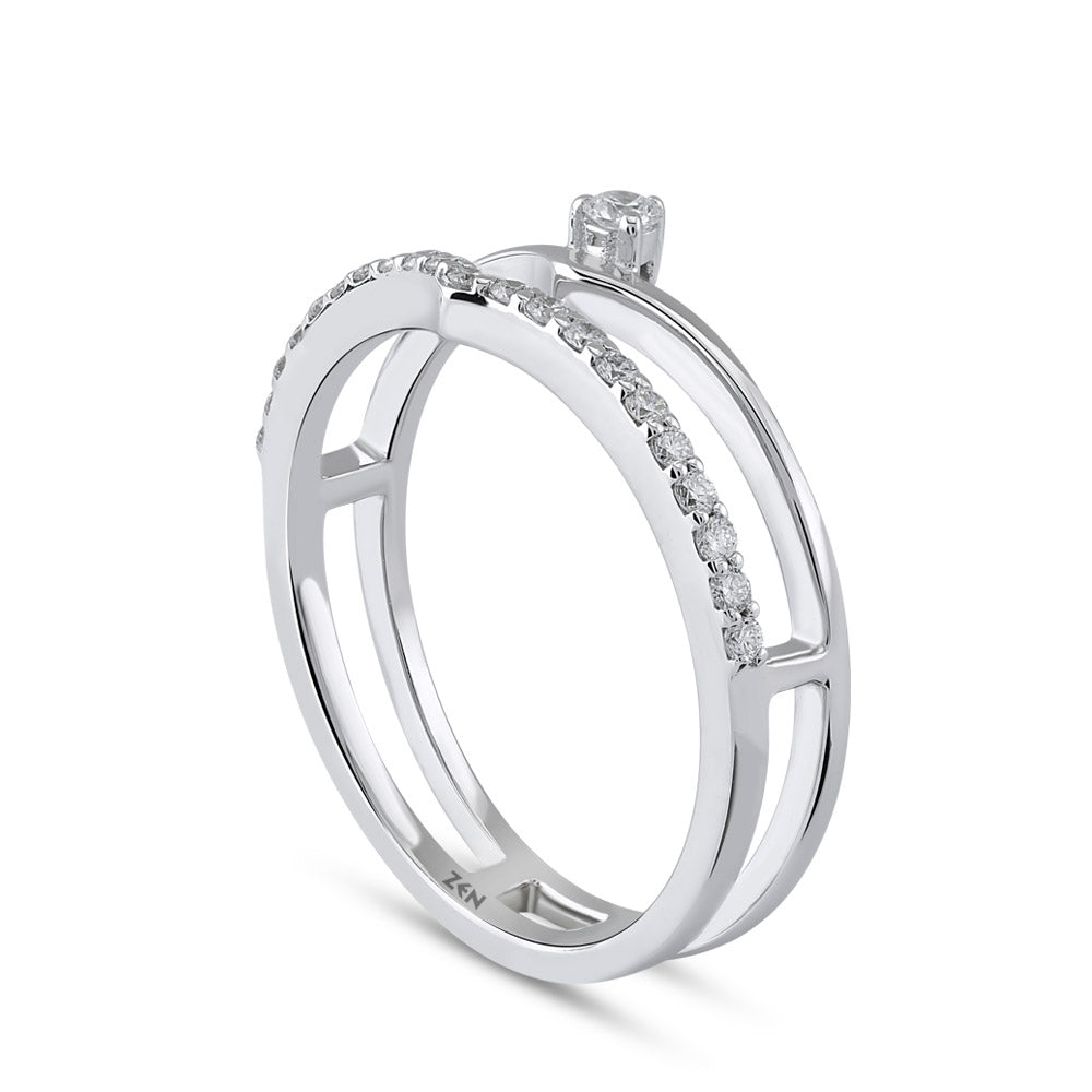 Duet Diamond Ring