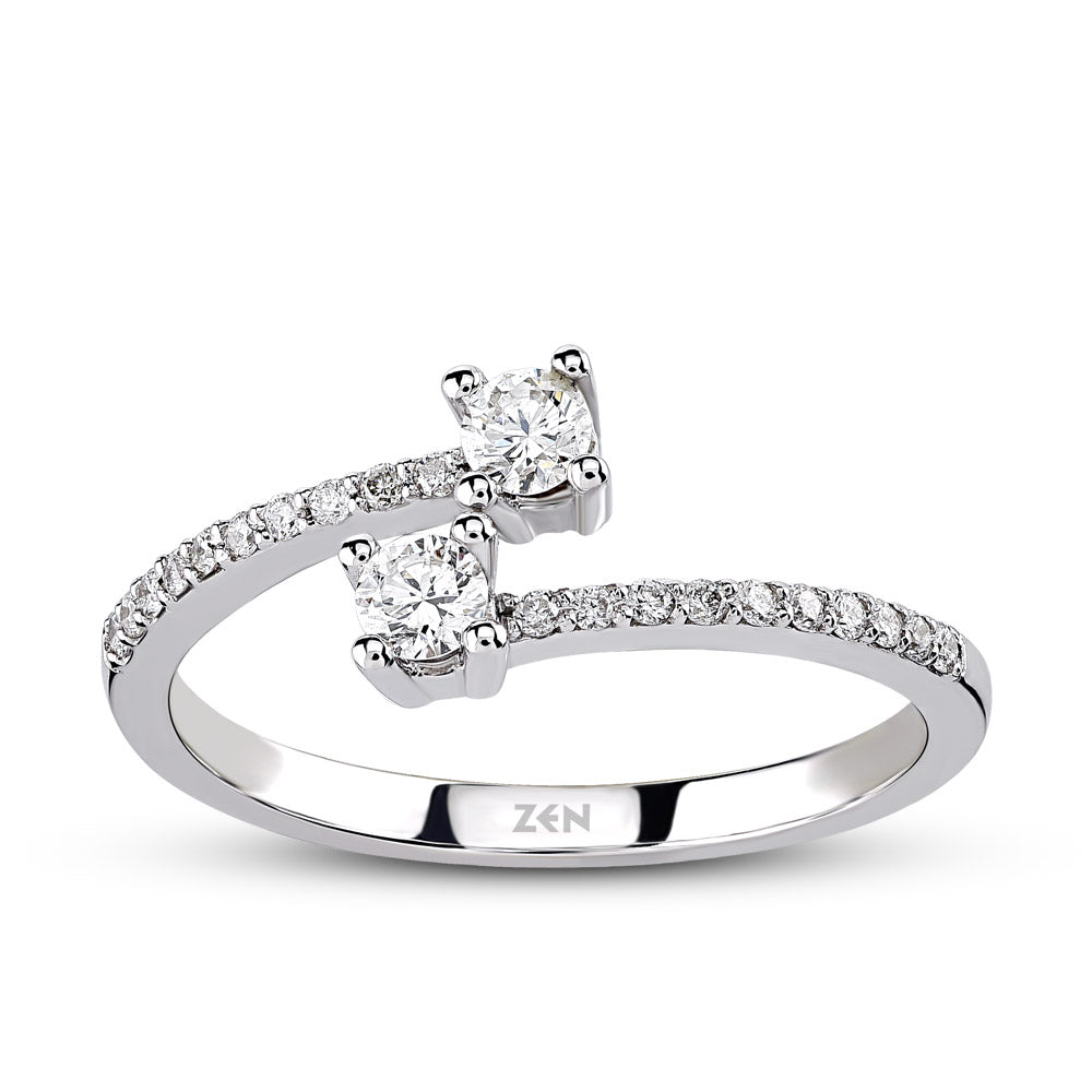 Double Diamond Ring