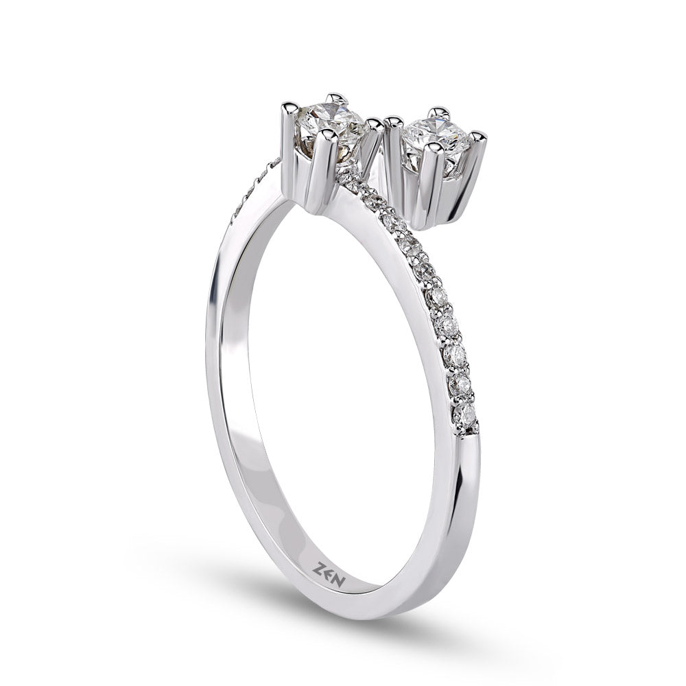 Double Diamond Ring