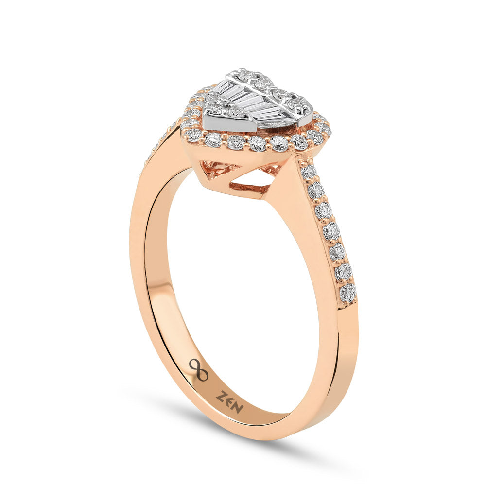 Heart Diamond Ring