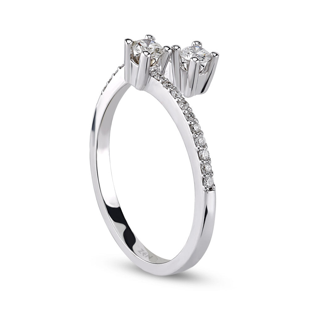Double Diamond Ring