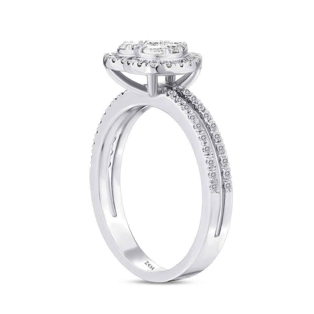 Heart Diamond Ring