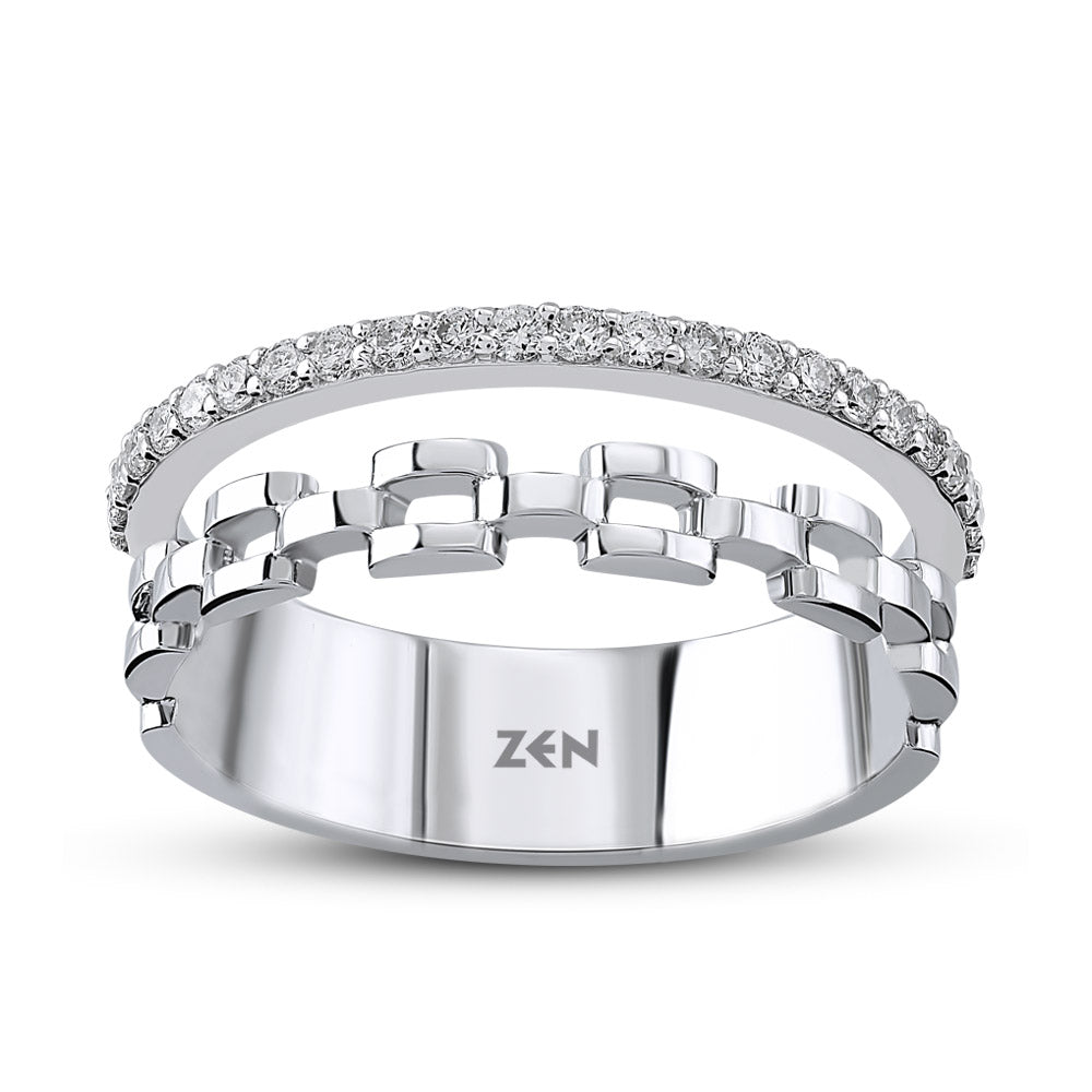 Duet Diamond Ring