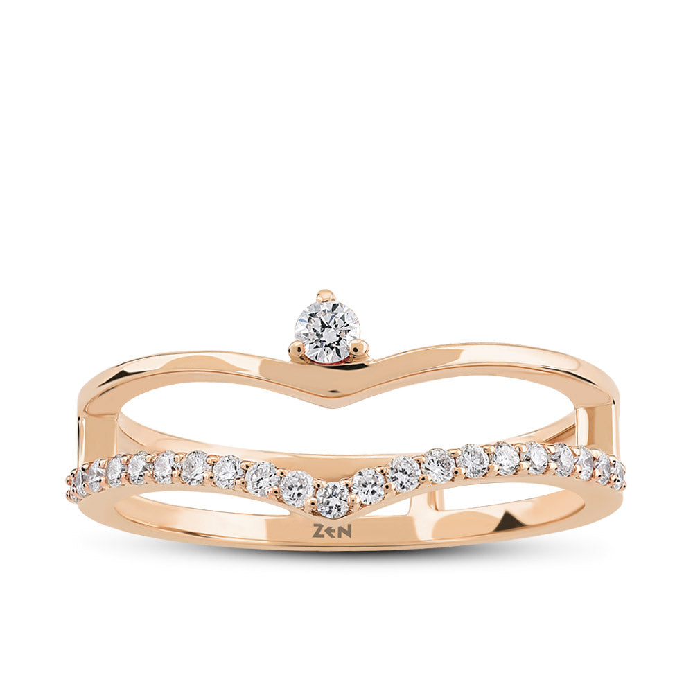 Duet Diamond Ring