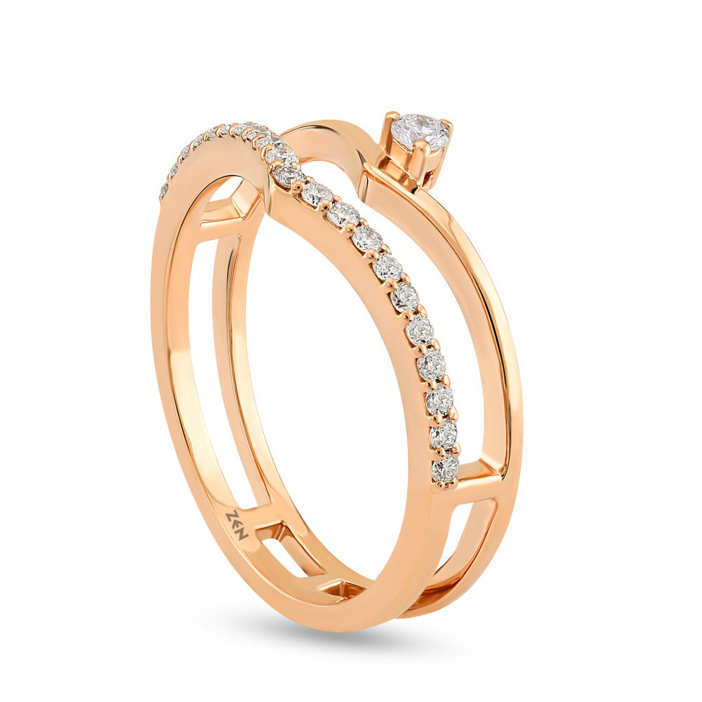 Duet Diamond Ring